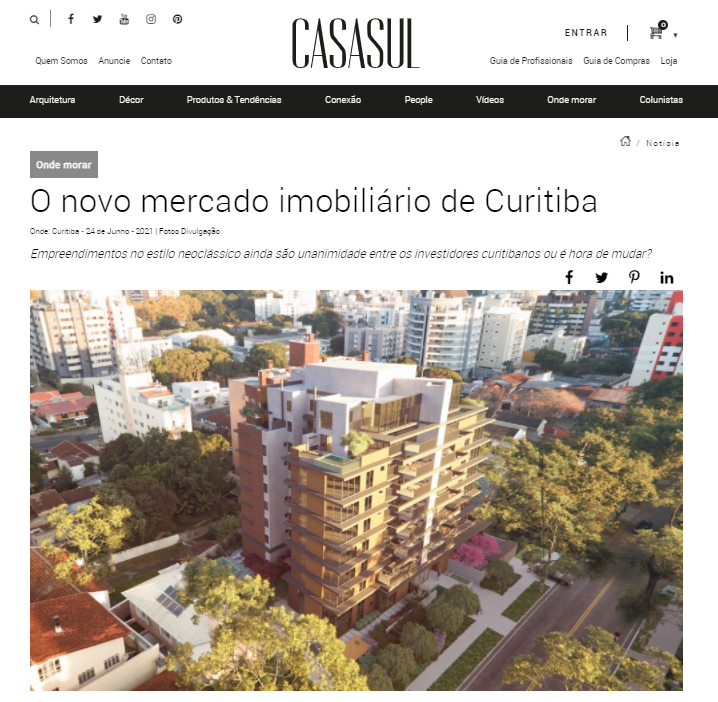 CASASUL - "O novo mercado imobiliário de Curitiba"