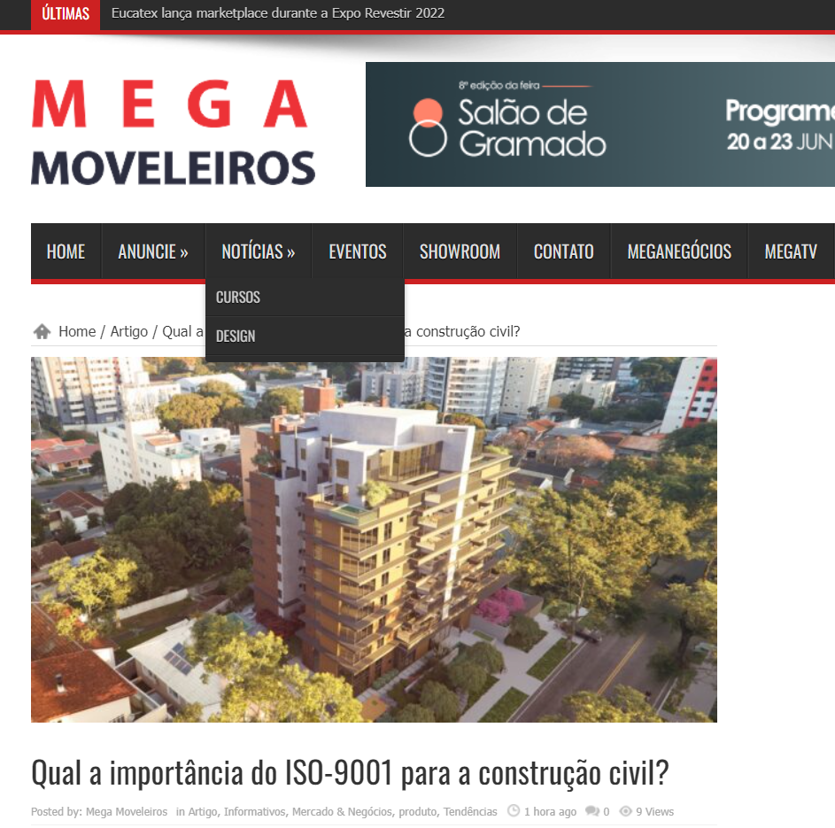 Revista Mega Moveleiros: Qual a importância do ISO-9001 para a construção civil?
